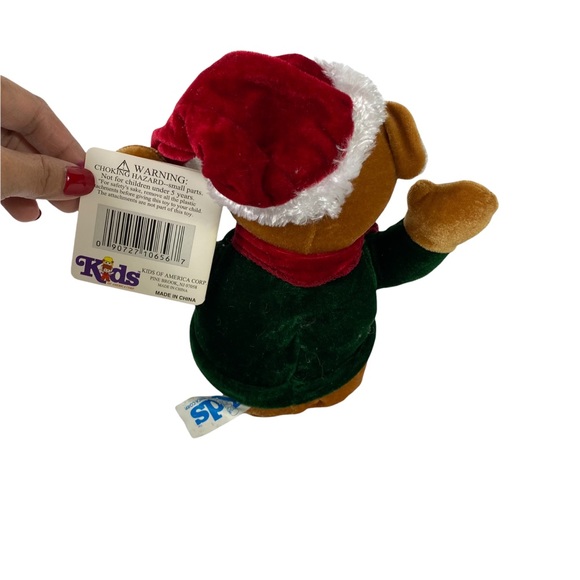 Keds Bear Collectible Animated Plush Santa Jingle Bells 8” - Picture 4 of 7